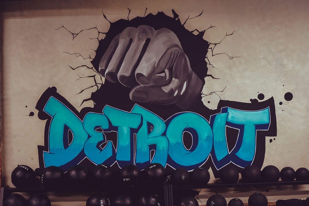 Detroit Gym Mural
